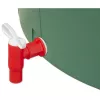 STEFANPLAST Depósito de água da chuva 500L com tampa e torneira Ø100x85cm Verde