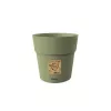 STEFANPLAST Ethica Vaso para plantas com prato, 20 cm, Verde