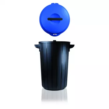 GIOSTYLE Eco Solution 35L Balde do lixo Cinzento-escuro/Azul 42,5x37,5x54cm