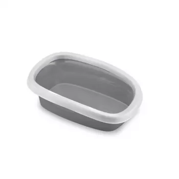 Caixa de areia para gatos STEFANPLAST Sprint 10 43x31x14 cm branco/cinzento