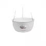 Vaso suspenso STEFANPLAST Natural Ø30x14,5cm branco