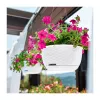 Vaso suspenso STEFANPLAST Natural Ø30x14,5cm branco
