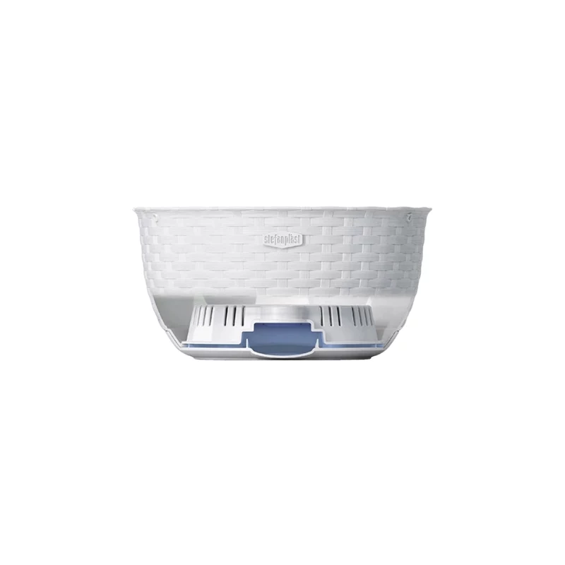 Vaso suspenso STEFANPLAST Natural Ø30x14,5cm branco