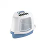 Caixa de areia para gatos STEFANPLAST Sprint Corner Plus 56x40x40cm azul/branco