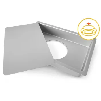 Forma de forno profissional com fundo amovível GUARDINI 18x28x5 cm