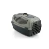 Transportadora para animais STEFANPLAST Gulliver 3 com porta de plástico 61x40x38 cm cinzento/verde