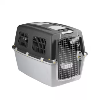 Transportadora STEFANPLAST Gulliver 7 102x72x76cm cinzento-escuro/cinzento-claro