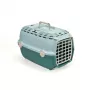 Transportadora Horizon 1 STEFANPLAST com porta de plástico 48x32x30 cm verde-claro/verde