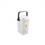 STEFANPLAST Recipiente para ração de animais 2,5 kg 7 L 23x19x31 cm, Transparente/Branco