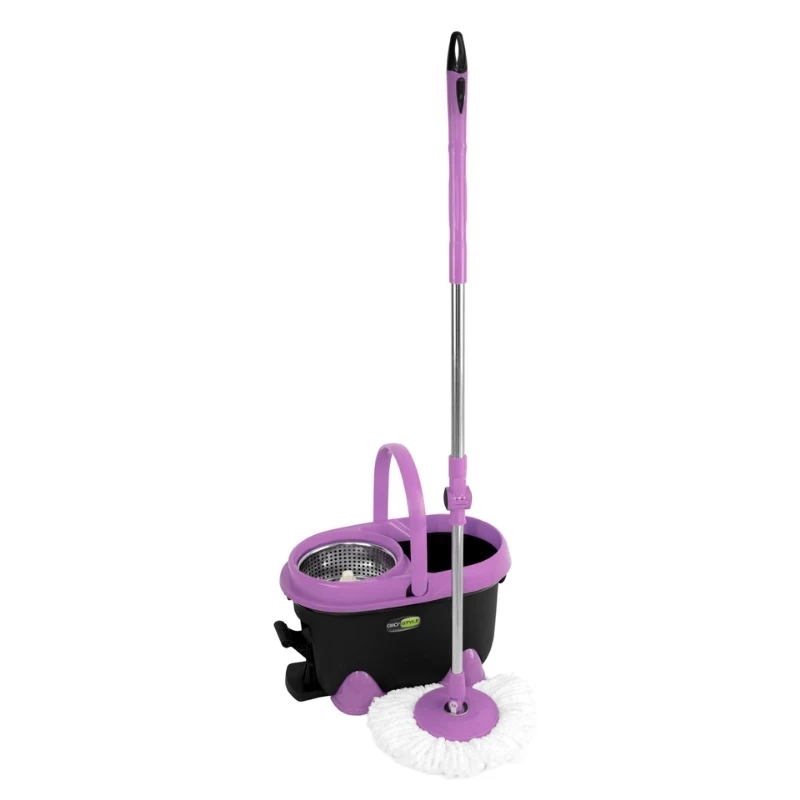 Conjunto de limpeza de pavimentos GIOSTYLE Love Spin Mop 360° sortido, 4 cores