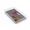 Organizador KIS Box Sistemo 9 39 x 24 x 5 cm transparente/cinzento-claro