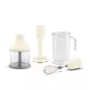 Conjunto de acessórios SMEG HBAC11CR para varinha mágica, 4 peças, creme