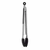 Pinça de servir e grelhar ASI COLLECTION 34,5 cm aço inoxidável com pontas de silicone