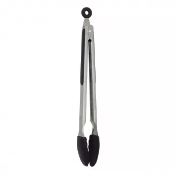 Pinça de servir e grelhar ASI COLLECTION 34,5 cm aço inoxidável com pontas de silicone