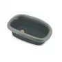 Caixa de areia para gatos Sprint 20 STEFANPLAST 58x39x17 cm cinzento/verde