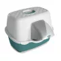 Caixa de areia para gatos STEFANPLAST Tres Chic Outdoor 56x54,5x39cm branco/verde