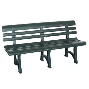 Banco de jardim BICA Olimpia 150x53x77cm verde
