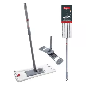 Escova de chão SAUBER 40cm com cabo telescópico