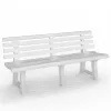 Banco de jardim BICA Olimpia 150x53x77cm branco