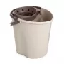 Tatay Ecohome Balde do lixo 12 L com botão de pressão, cinzento (151104106)