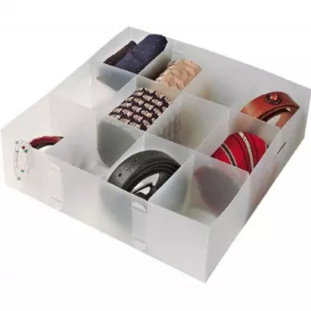 Organizador ORDINETT L 30,5x30,5x10cm Top Class caixa de arrumação transparente