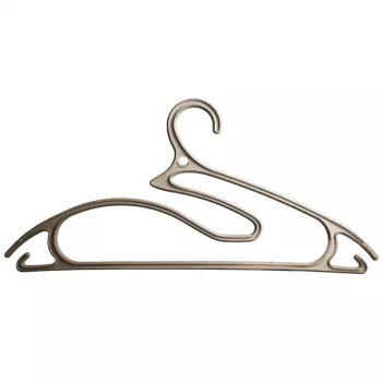 ORDINETT Cabides 5 unid. Plástico Coleção 5-em-1 42cm Cinzento-claro