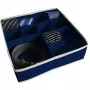 ORDINETT Caixa com divisórias L 30,5x30,5x10 cm Azul