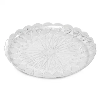 GUARDINI Easy Bake Formas de plástico para forno Transparente conjunto de 2 Ø33cm
