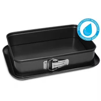 Guardini Gardenia Forma de forno retangular 19x28x7 cm Revestimento antiaderente Aço carbono