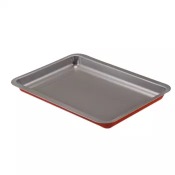 GUARDINI Tabuleiro de forno Rossana 39,5 x 30 x 2,5 cm Tabuleiro antiaderente em aço carbono, retangular