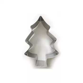 GUARDINI Forma de bolo de árvore de Natal 20 x 13,7 cm Aço carbono antiaderente Cinzento-antracite