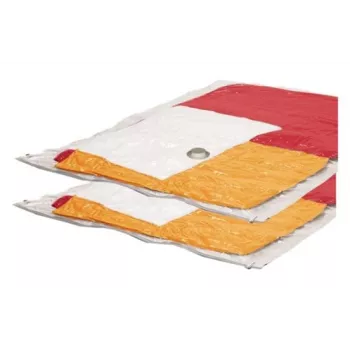 ORDINETT Sacos de armazenamento a vácuo pack de 2, 80 x 120 cm, Transparente, Extra Grande