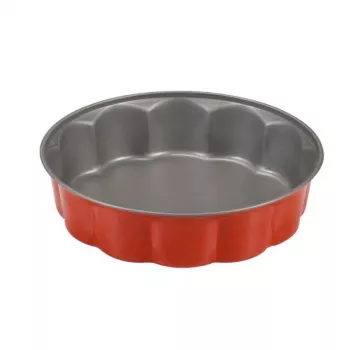 GUARDINI Rossana Forma de forno em forma de flor Ø26x6,8cm Cinzento-antracite