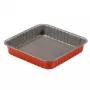 GUARDINI Rossana Forma de forno quadrada 24x24x4,5 cm Aço carbono antiaderente