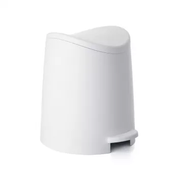 Balde de pedal de casa de banho TATAY 3L Standard branco