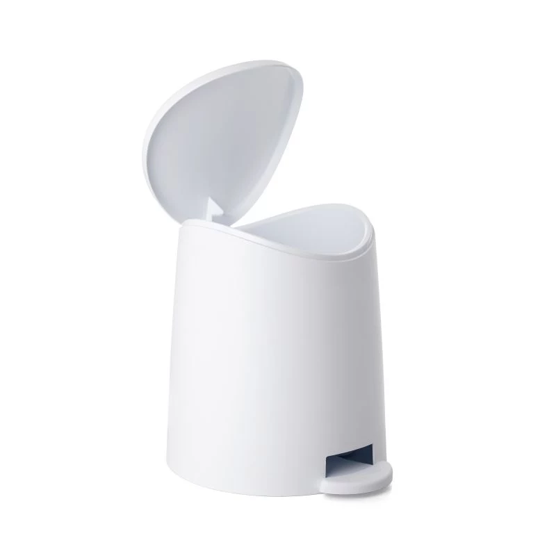 Balde de pedal de casa de banho TATAY 3L Standard branco
