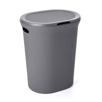 Cesto de roupa TATAY Baobab 40L cinzento