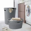 Cesto de roupa TATAY Baobab 40L cinzento