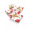 Forma de bolo savarin GUARDINI Juliette silicone Ø24x5,5cm vermelho