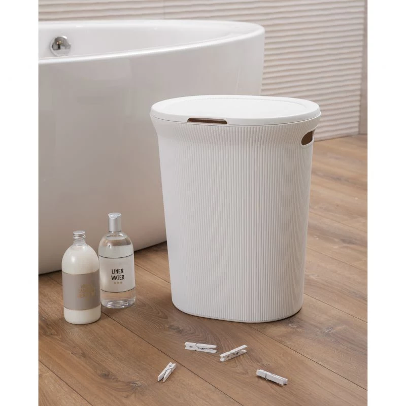 Cesto de roupa TATAY Baobab 40L branco