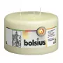 Cilindro de vela BOLSIUS Mamoth com 3 pavios Ø100x150mm bege