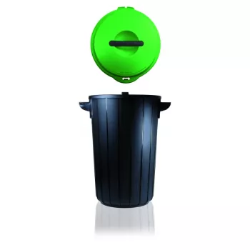Balde do lixo GIOSTYLE Eco Solution 35L cinzento-escuro/verde