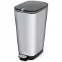 Balde de pedal KIS Metallic Chic L 45L cinzento aço