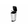 Balde de pedal KIS Metallic Chic L 45L cinzento aço