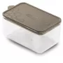 Comedouro retangular GIOSTYLE Con.Tengo para animais de estimação S 0,7L cinzento-castanho