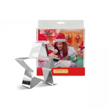 Forma de bolo estrela de Natal GUARDINI 20 x 20 cm forma antiaderente de aço carbono