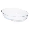 Forma oval GUARDINI em vidro borossilicato 35x24x7 cm 3L