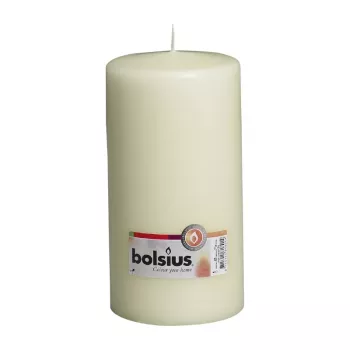 Vela Bolsius cilindro Ø200x98mm bege