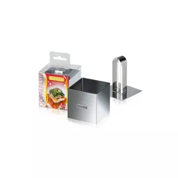 Anel de servir quadrado GUARDINI com carimbo 6x6x6cm