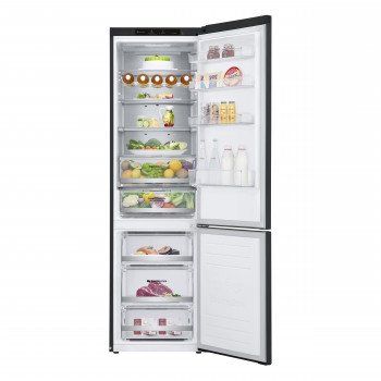 LG GBB92MCBAP combinado frigorífico-congelador de instalação livre, 384 L, Total No Frost, preto mate